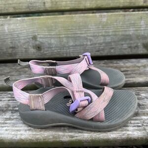 Chaco Kids Z1 Ecotread Athletic Active Sandals Pink Purple Space Dye Size 2